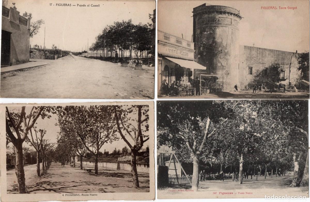 Postales: FIGUERAS. 4 POSTALES - Foto 1