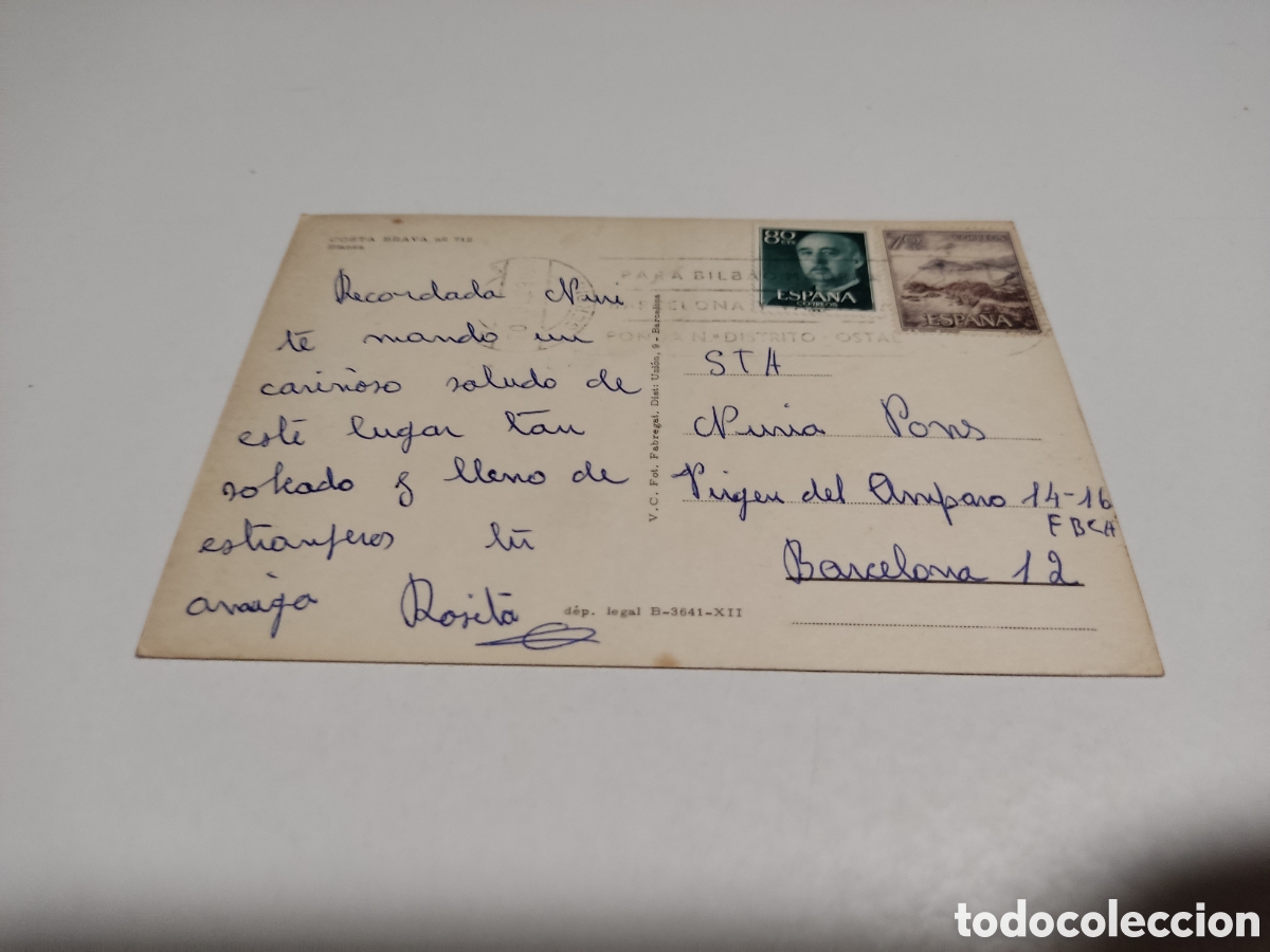 Postales: Postal Costa Brava, Blanes - Foto 2