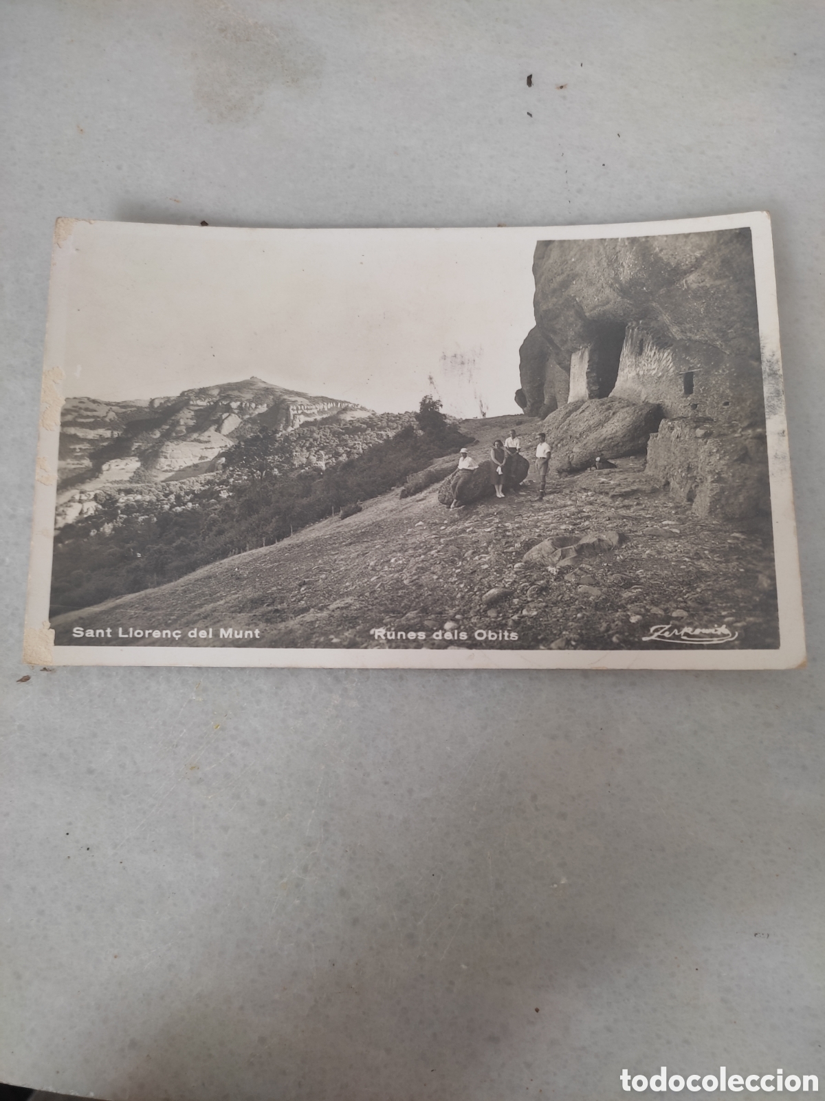 Postales: Postal de sant lloren&ccedil; del munt runes Dels obits