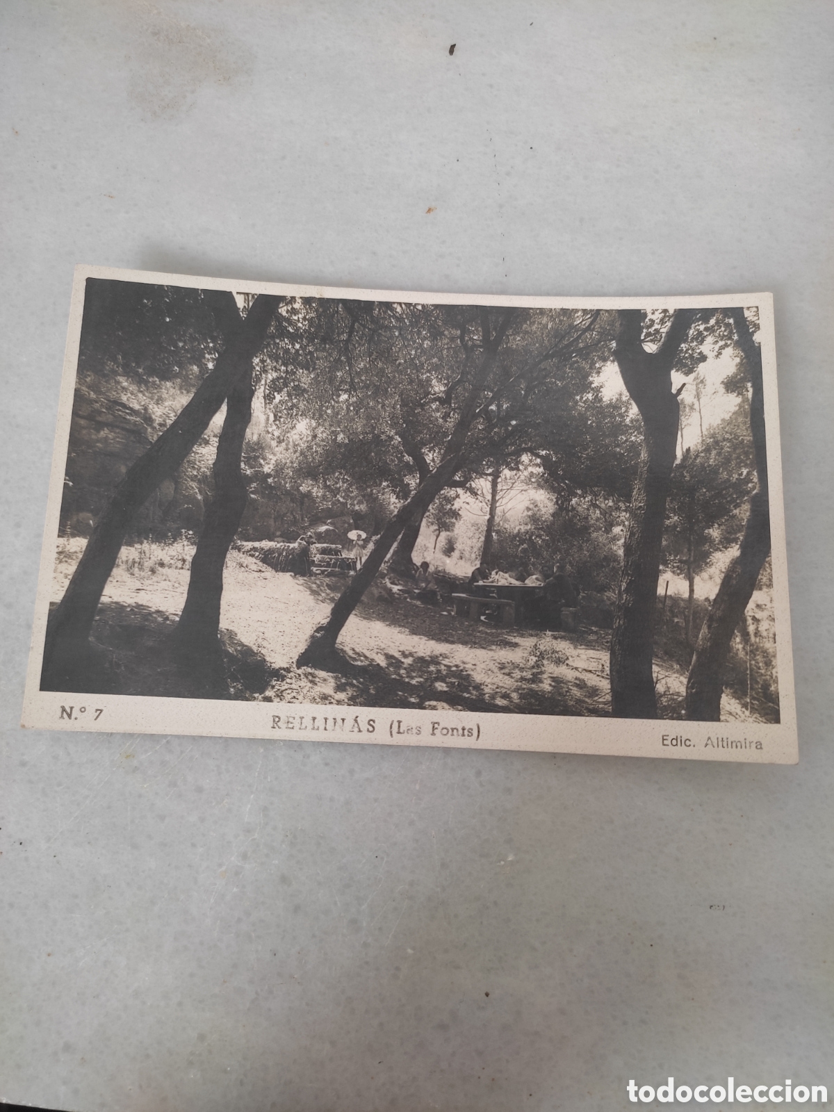 Postales: Postal n&uacute;mero 7 rellinars las fonts edicions altimira