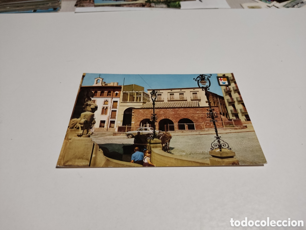 Postales: Postal Caldas de Montbuy fuente y termas romanas