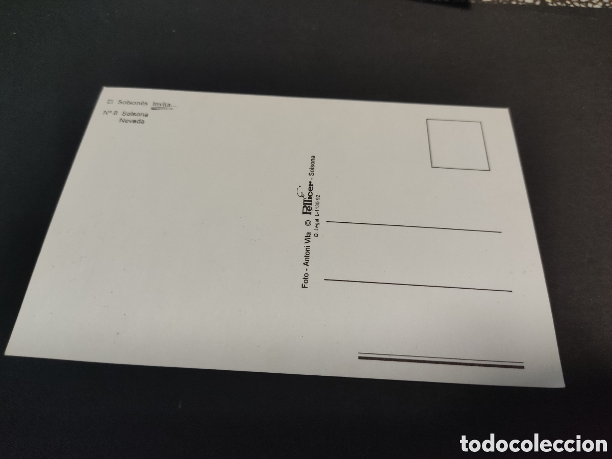 Postales: Postal solsona nevada - Foto 2