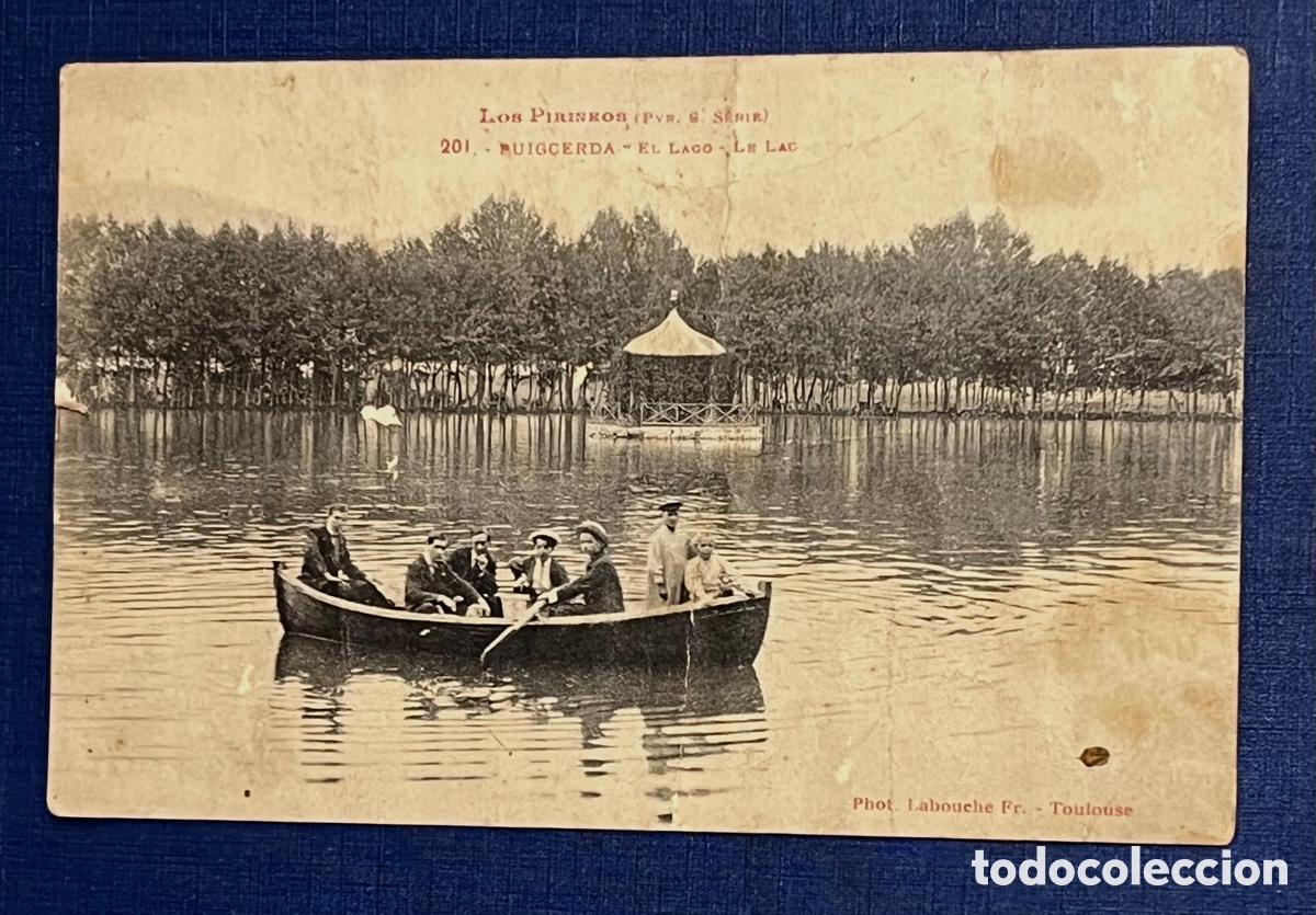 Cartoline: POSTAL: PUIGCERDA - EL LAGO. 201 - LOS PIRINEOS