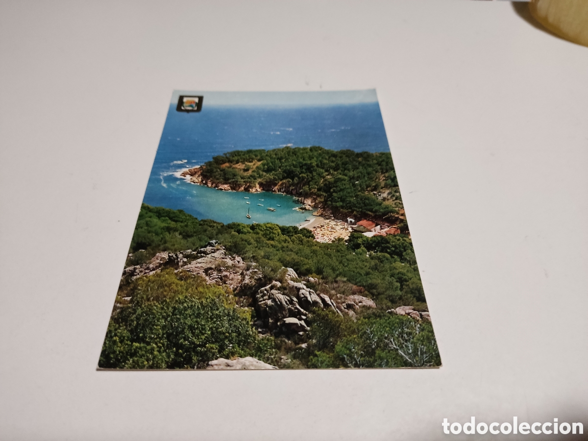 Postal aigua blava punta d,es mut