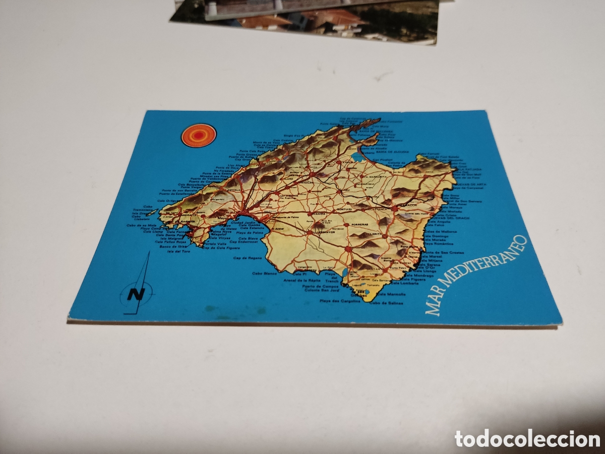 Postales: Postal mallorca mapa - Foto 1