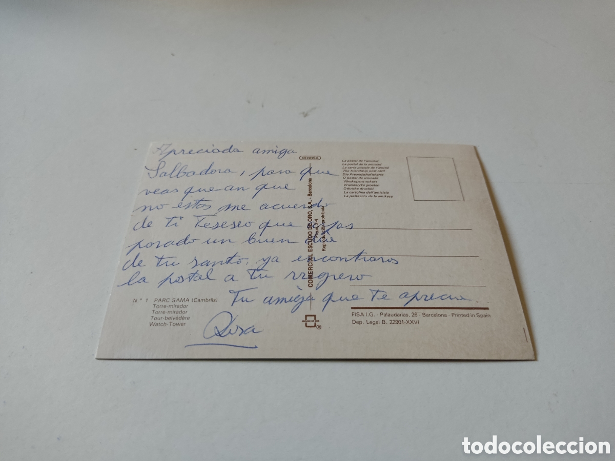 Postales: Postal parc Sama, Cambrils - Foto 2