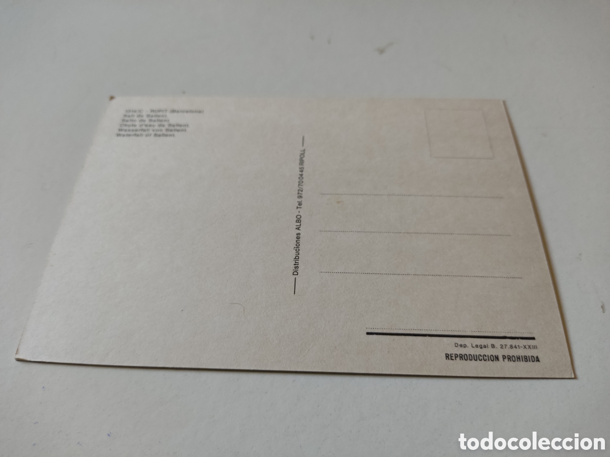 Postales: Postal Rupit salt de Sallent - Foto 2