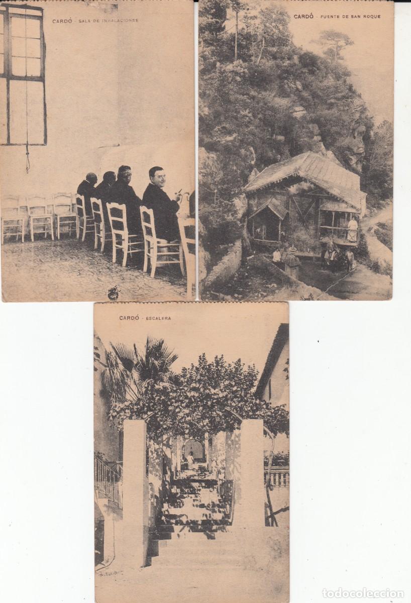 Postales: LOTE DE 3 POSTALES PUBLICITARIAS DE BALNEARIO DE CARD&Oacute; -TORTOSA-