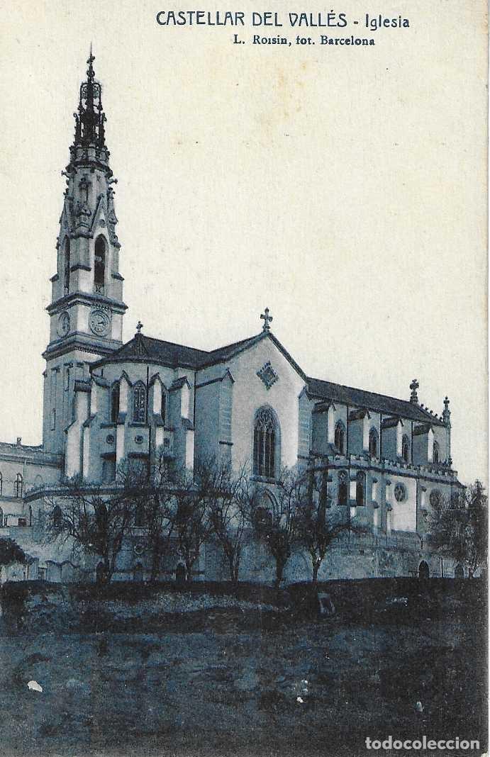 Postcards: CASTELLAR DEL VALL&Egrave;S - IGLESIA - L. ROISIN, FOT.