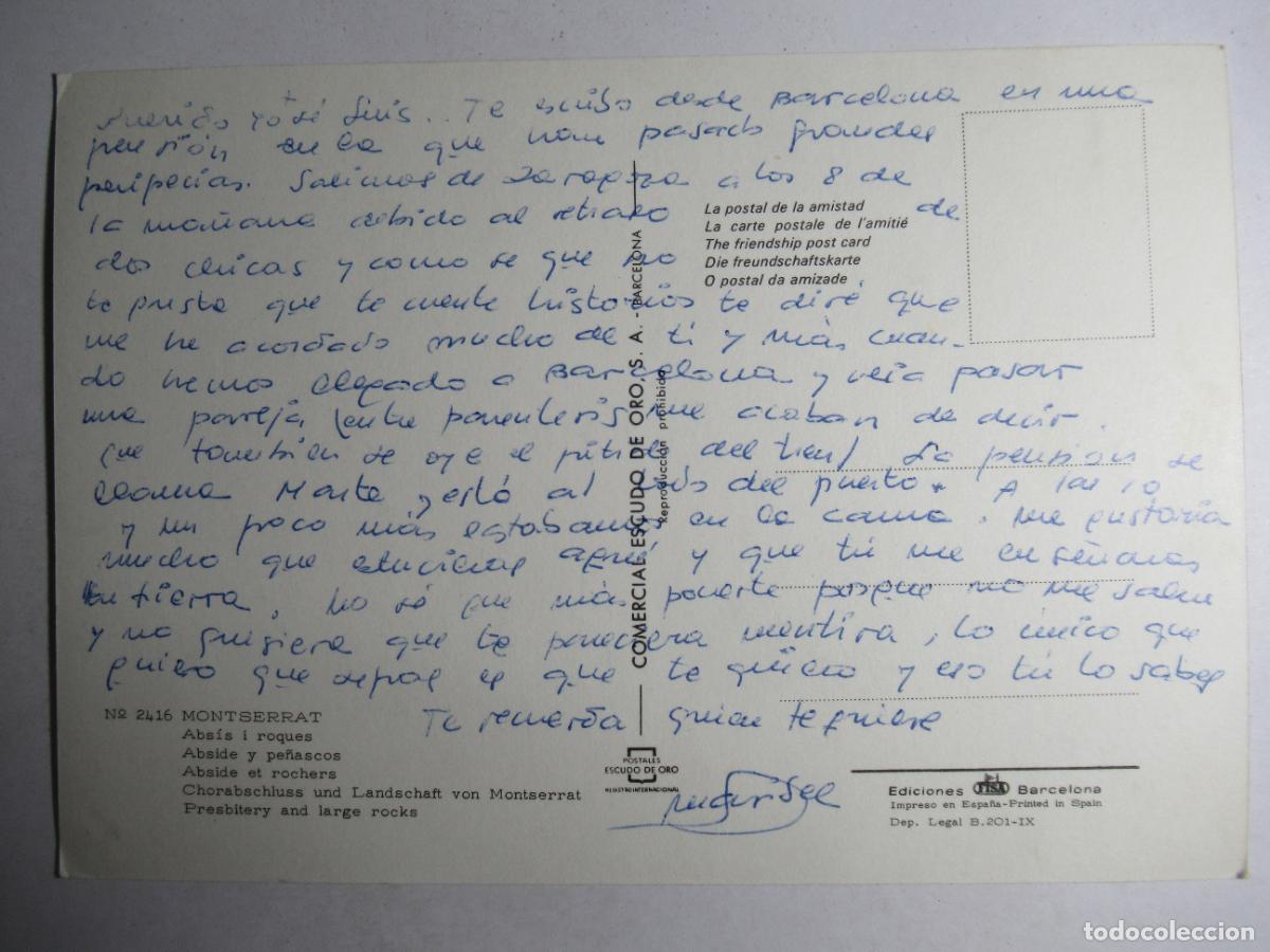 Postales: Montserrat - Abside y pe&ntilde;ascos - Foto 2