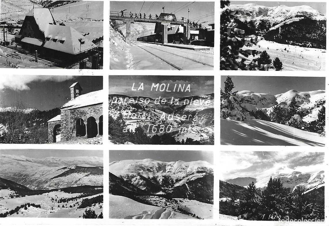 Postkarten: LA MOLINA - PARAISO DE LA NIEVE. HOTEL ADSER&Aacute; - CIRCULADA 1958
