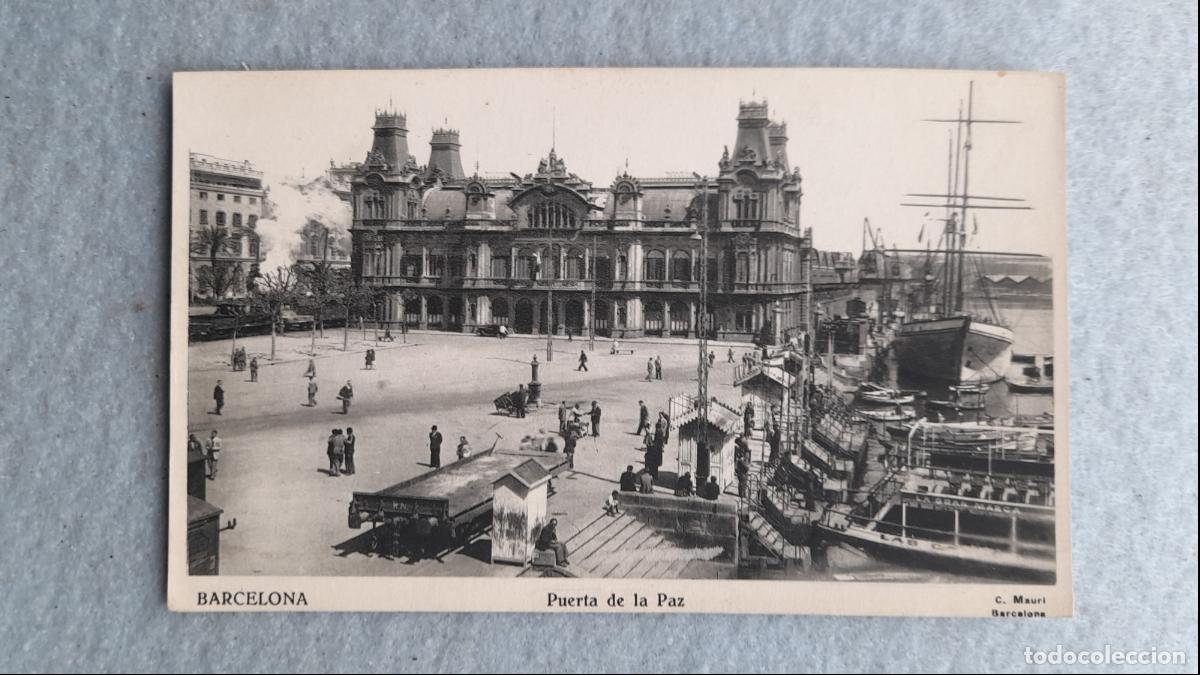 Postales: Barcelona. Puerta de Paz. - Foto 1