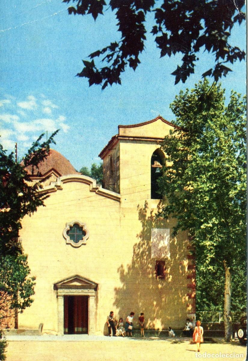 Postkarten: CALDAS DE MONTBUY-SANTUARIO NTRA SRA DEL REMEI-FACHADA-A&Ntilde;O 1963