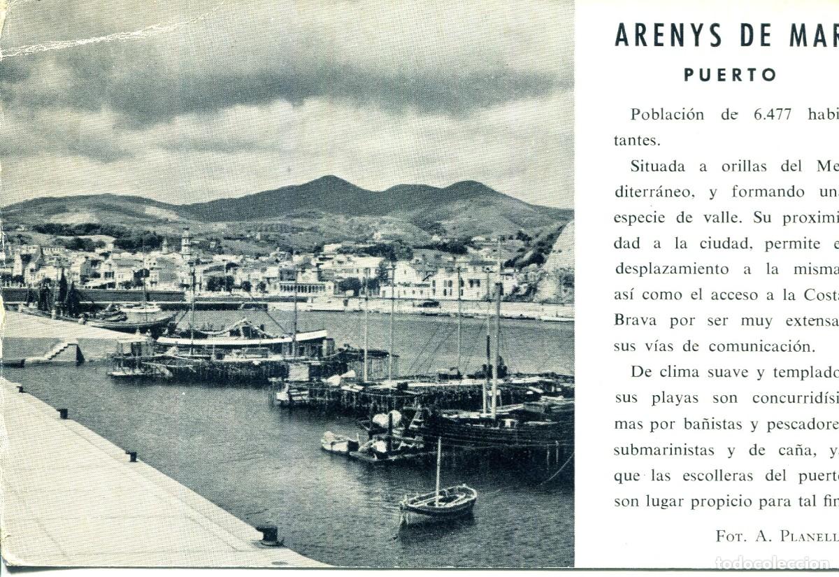 Postales: ARENYS DE MAR-PUERTO-PLANELLES