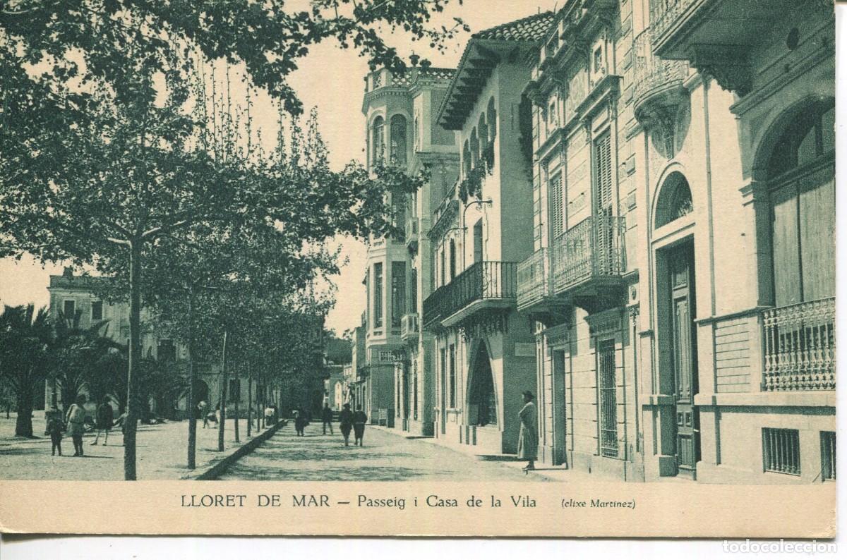 Postkarten: LLORET DE MAR-PASSEIG I CASA DE LA VILA