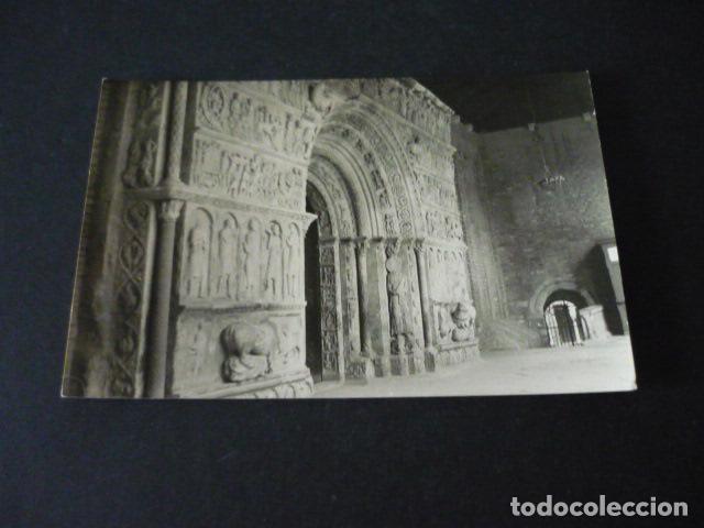 Postales: RIPOLL GERONA MONASTERIO PORTADA - Foto 1