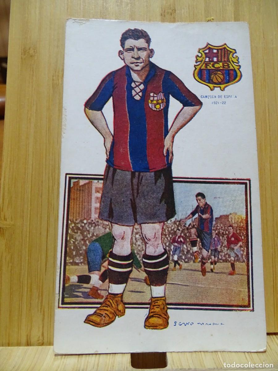 Postales: TARJETA POSTAL JUGADORES DE FOOT-BALL. SERIE A-N&Uacute;M.9.(CHOCOLATES AMATLLER)
