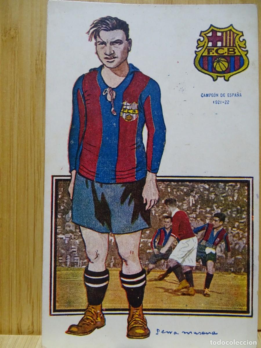 Postales: TARJETA POSTAL JUGADORES DE FOOT-BALL. SERIE A-N&Uacute;M.12(CHOCOLATES AMATLLER)