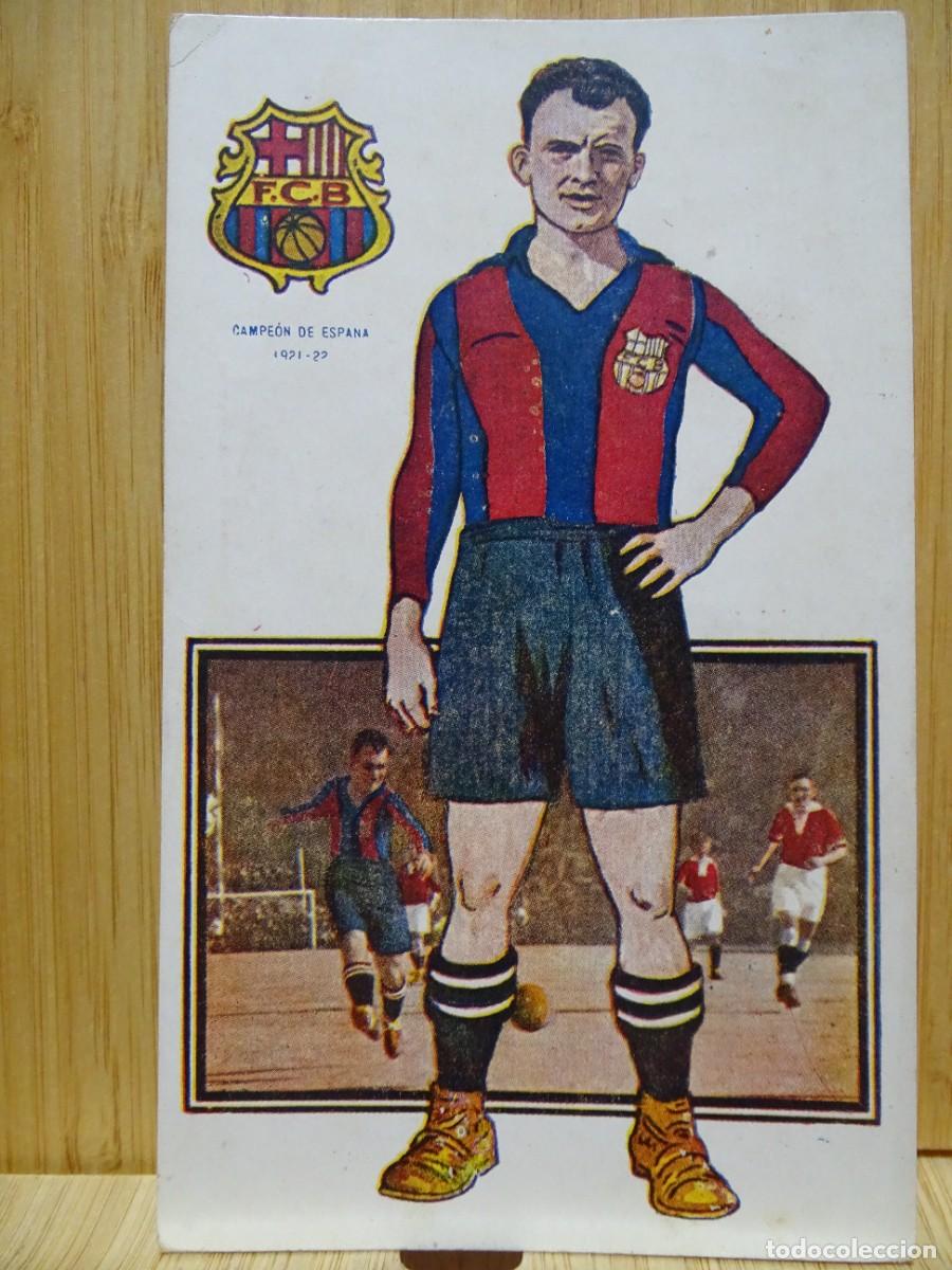 Postales: TARJETA POSTAL JUGADORES DE FOOT-BALL. SERIE A-N&Uacute;M.8(CHOCOLATES AMATLLER)