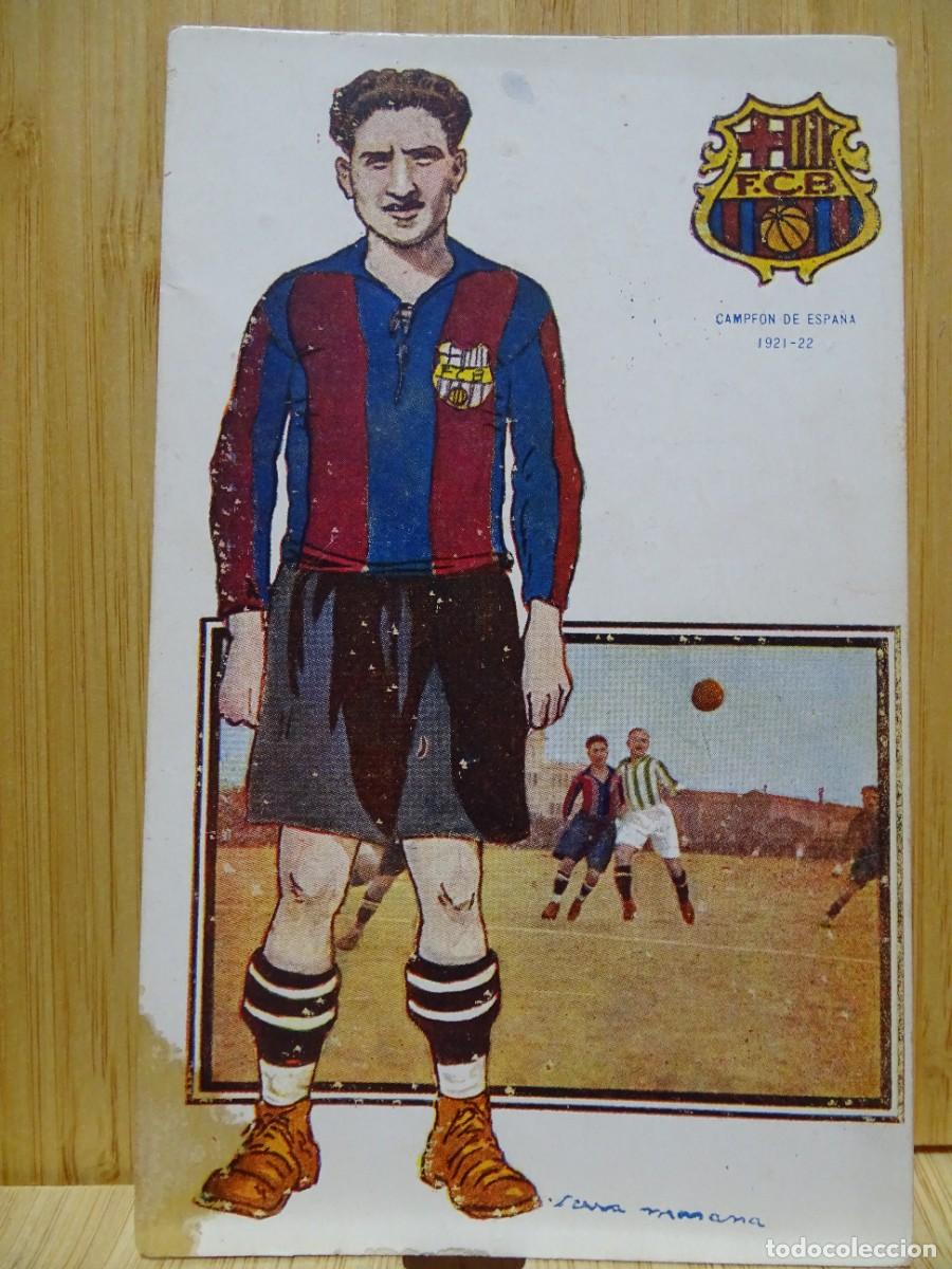Postales: TARJETA POSTAL JUGADORES DE FOOT-BALL. SERIE A-N&Uacute;M.4(CHOCOLATES AMATLLER)