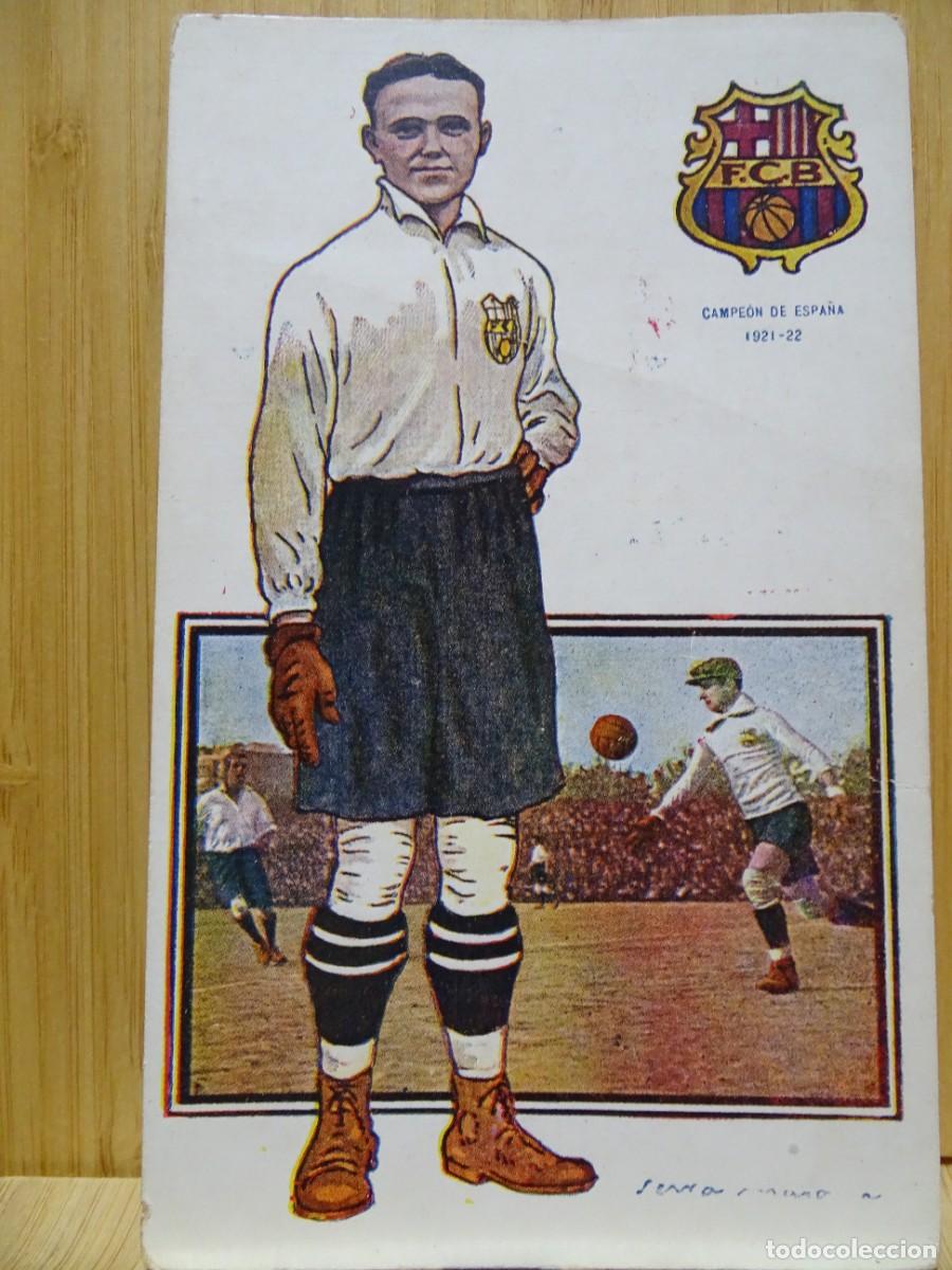Postales: TARJETA POSTAL JUGADORES DE FOOT-BALL. SERIE A-N&Uacute;M.5(CHOCOLATES AMATLLER)