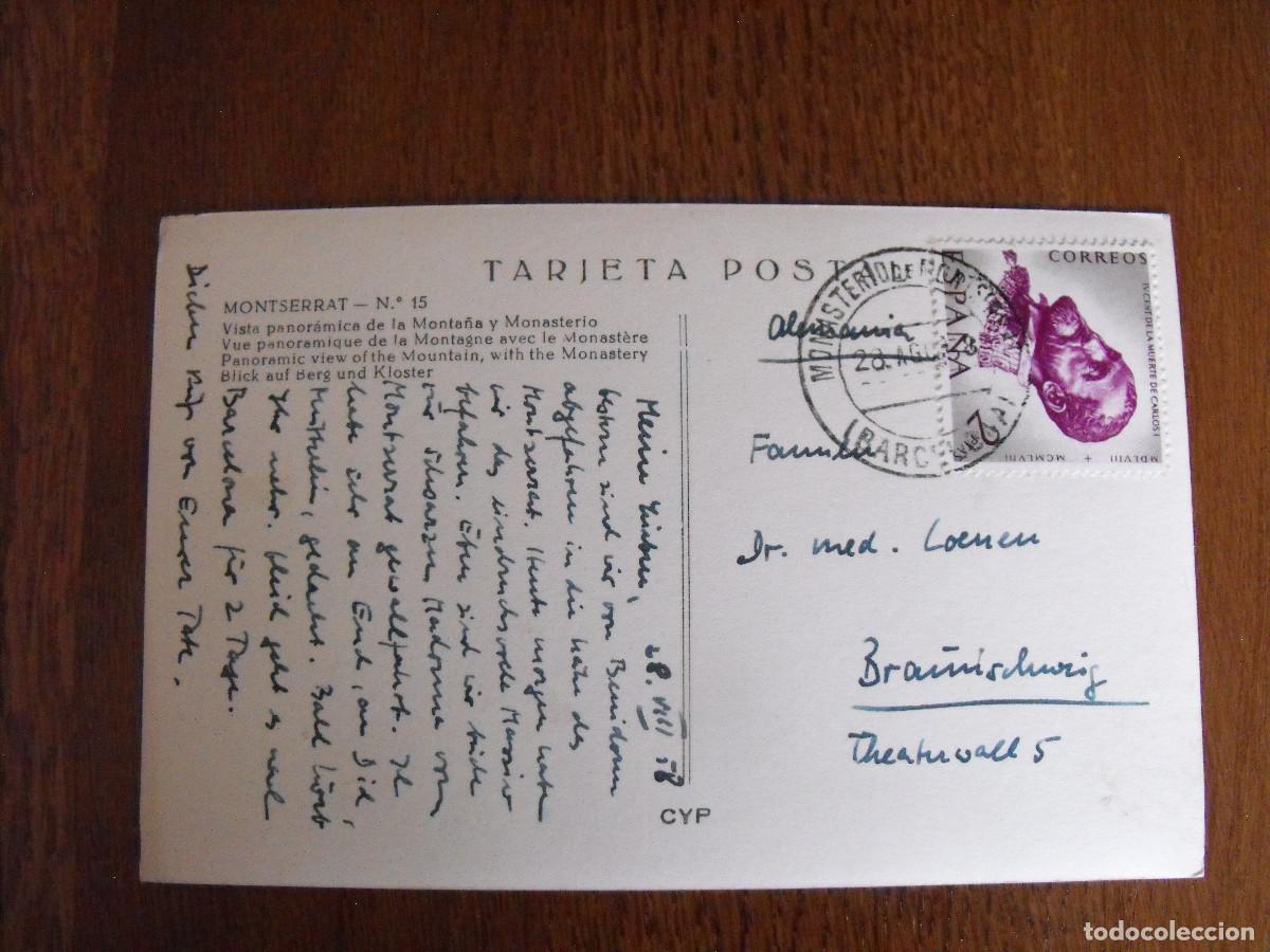 Postales: MONTSERRAT. posta de 1958. - Foto 2