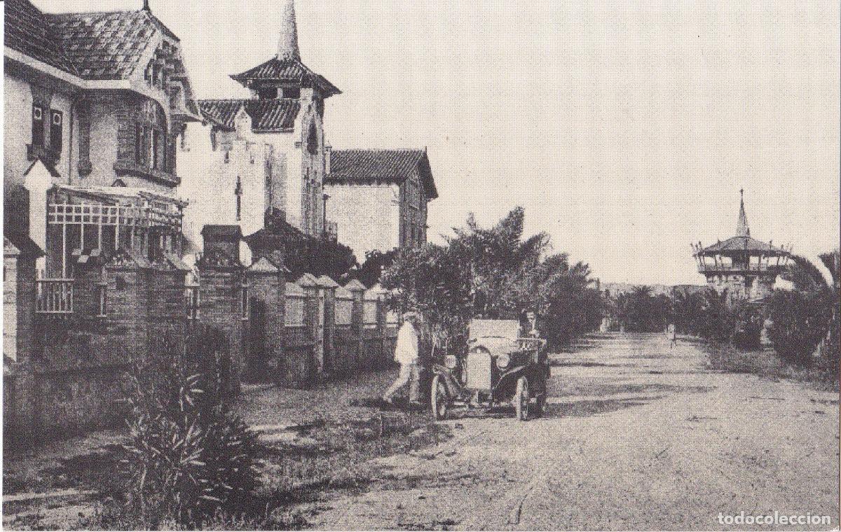 Postales: VILANOVA I LA GELTRU, PASSEIG RIBES ROGES (1927) - INSTITUT D'ESTUDIS PENEDESENCS - S/C- REPRODUCCI&Oacute;