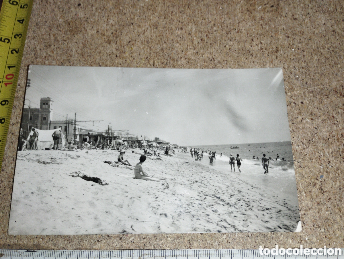 Postales: Postal de Premia de Mar playa - Foto 1