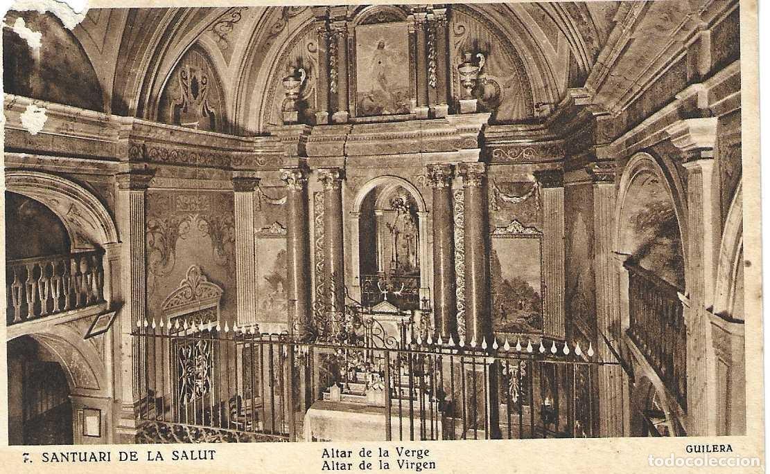 Postkarten: SANTUARI DE LA SALUT - 7. ALTAR DE LA VERGE - GUILERA