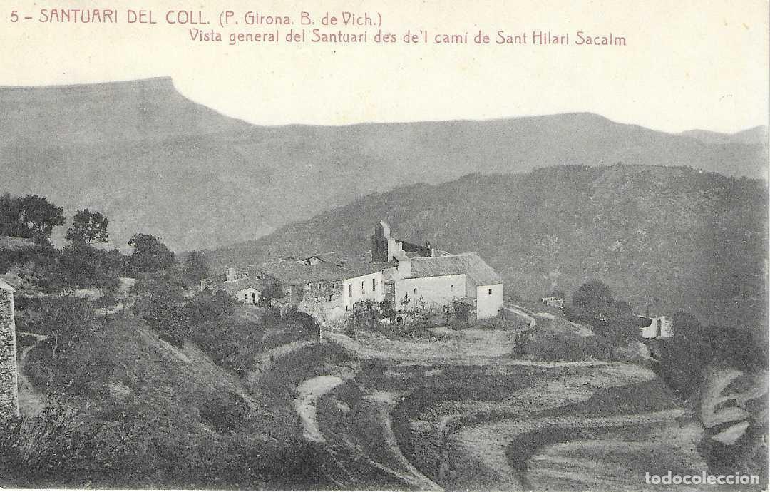 Postkarten: SANTUARI DEL COLL (P.GIRONA. B. DE VICH) - VISTA GENERAL DEL SANTUARI - FOTOTIPIA THOMAS