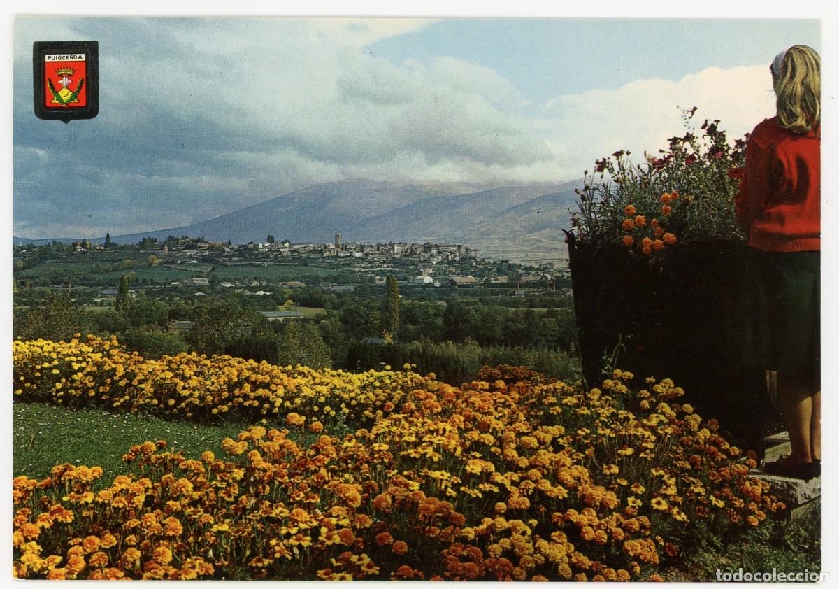 Postkarten: m09992 puigcerda vista parcial 1966 escudo de oro n&ordm;2680 sc