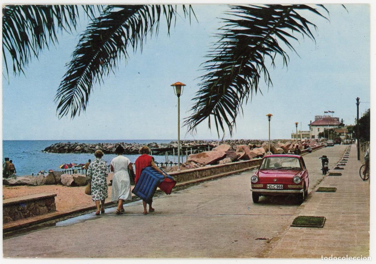Postales: m10.012 Caldetes Paseo Ingeniero Isla 1962 N&ordm;9019 circulada BMW 700