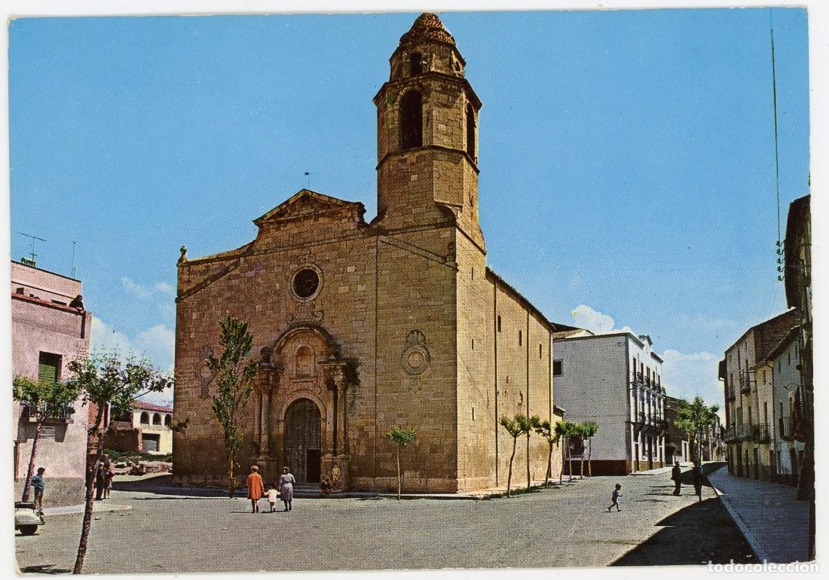 Postales: m10.031 palau d'anglesola fachada de la iglesia 1969 artfi n&ordm;1 sc
