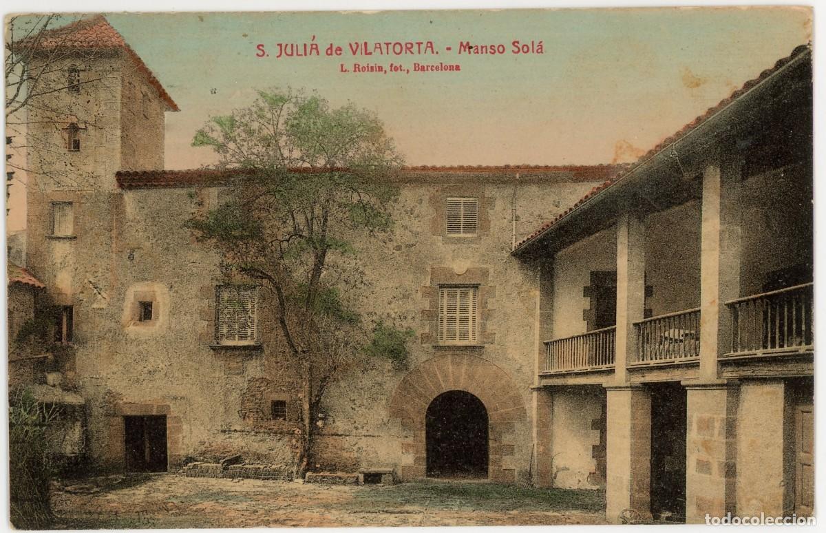Postkarten: a10093 sant julia de vilatorta manso sola roisin circulada 1943