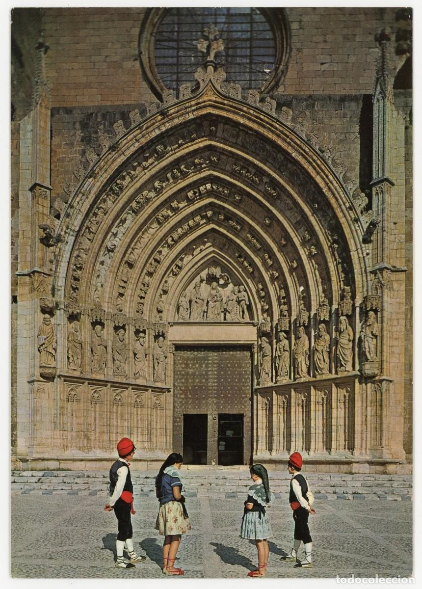 Postkarten: m10077 castello d'empuries portada de la catedral 1967 arribas n&ordm;2003 sc
