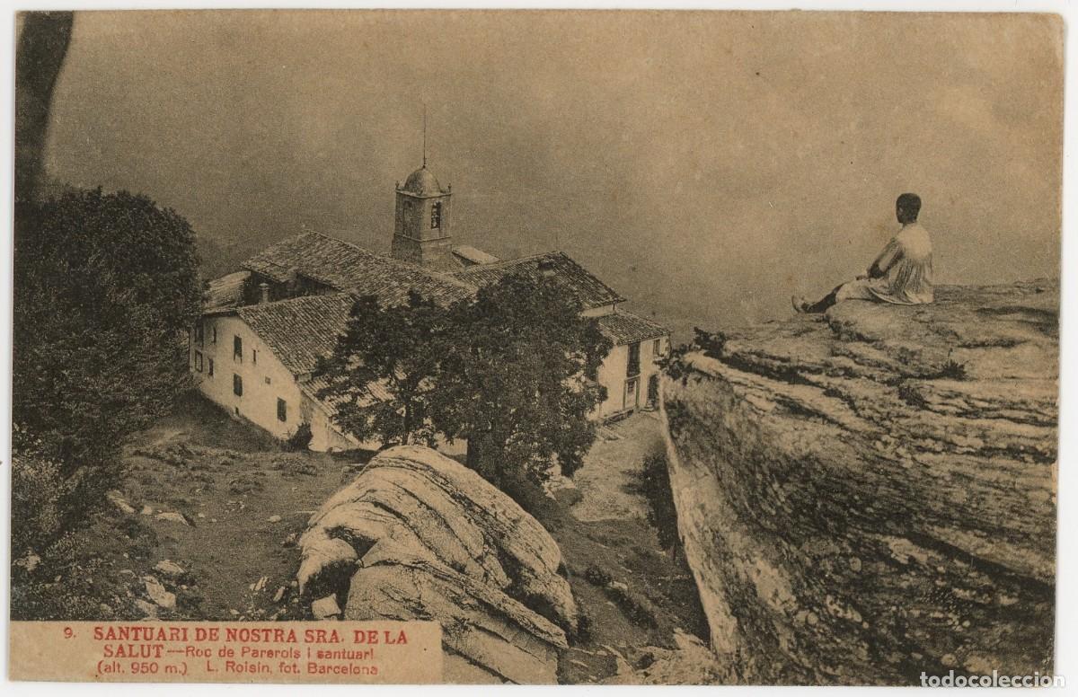 Postais: a10128 santuari de nostra sra de la salut roc parerols santuari roisin n&ordm;9 circulada sin sello 1918