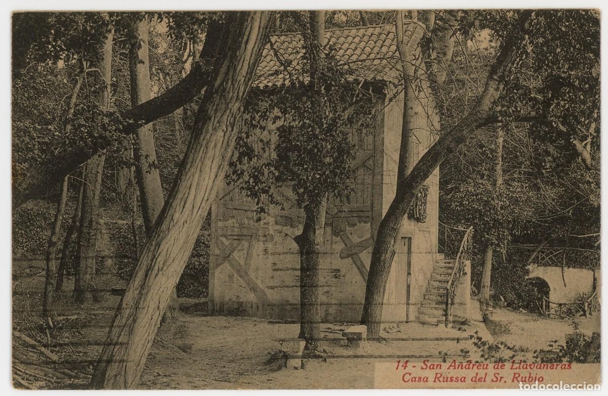 Postais: a10134 sant andreu de llavaneres casa russa del sr. rubio n&ordm;14 circulada 1926