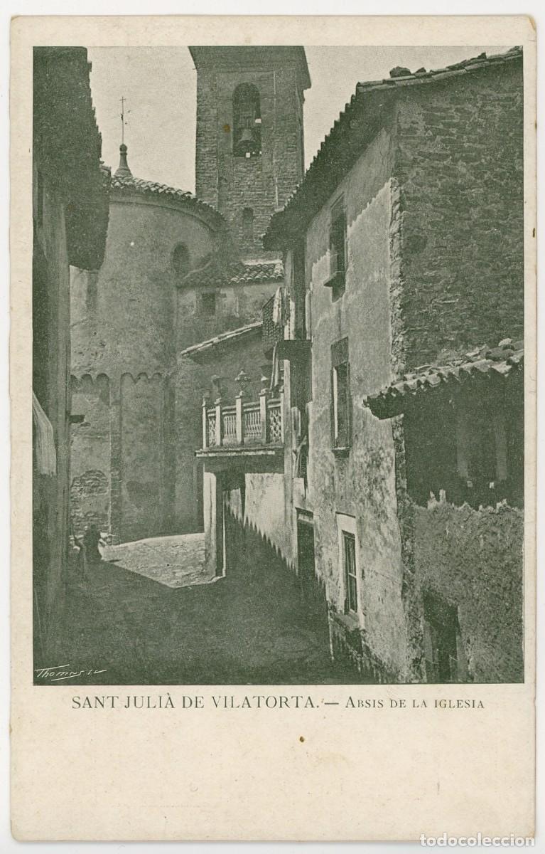Postales: a10145 sant julia de vilatorta absis de la iglesia sc reverso sin dividir