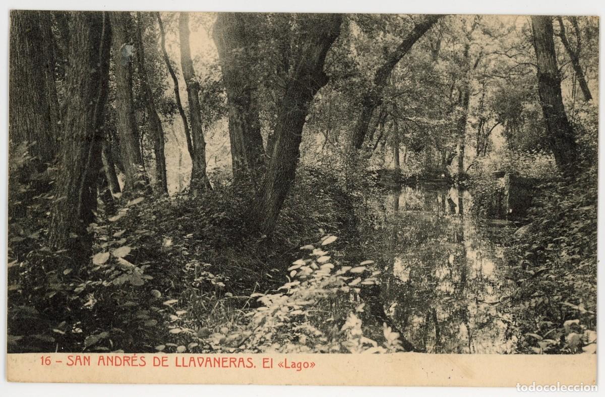 Postkarten: a10150 sant andreu de llavaneres el lago thomas n&ordm;16 circulada 1926