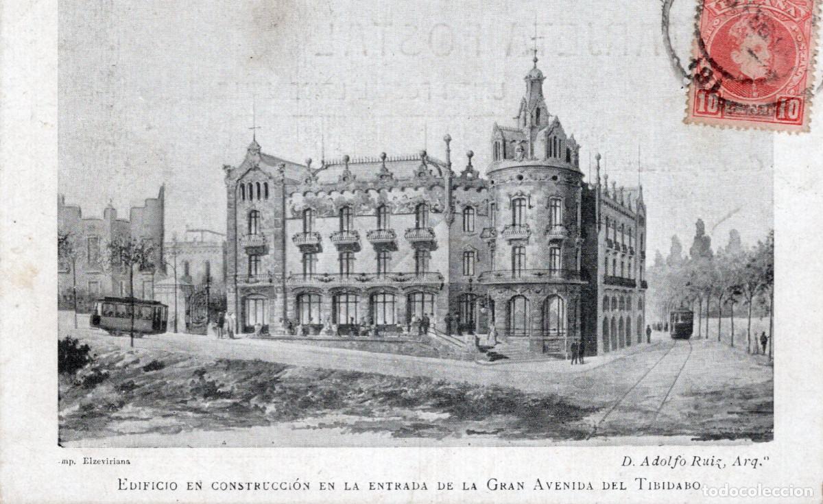 Postales: BARCELONA. EDIFICIO AVENIDA TIBIDABO - Foto 1