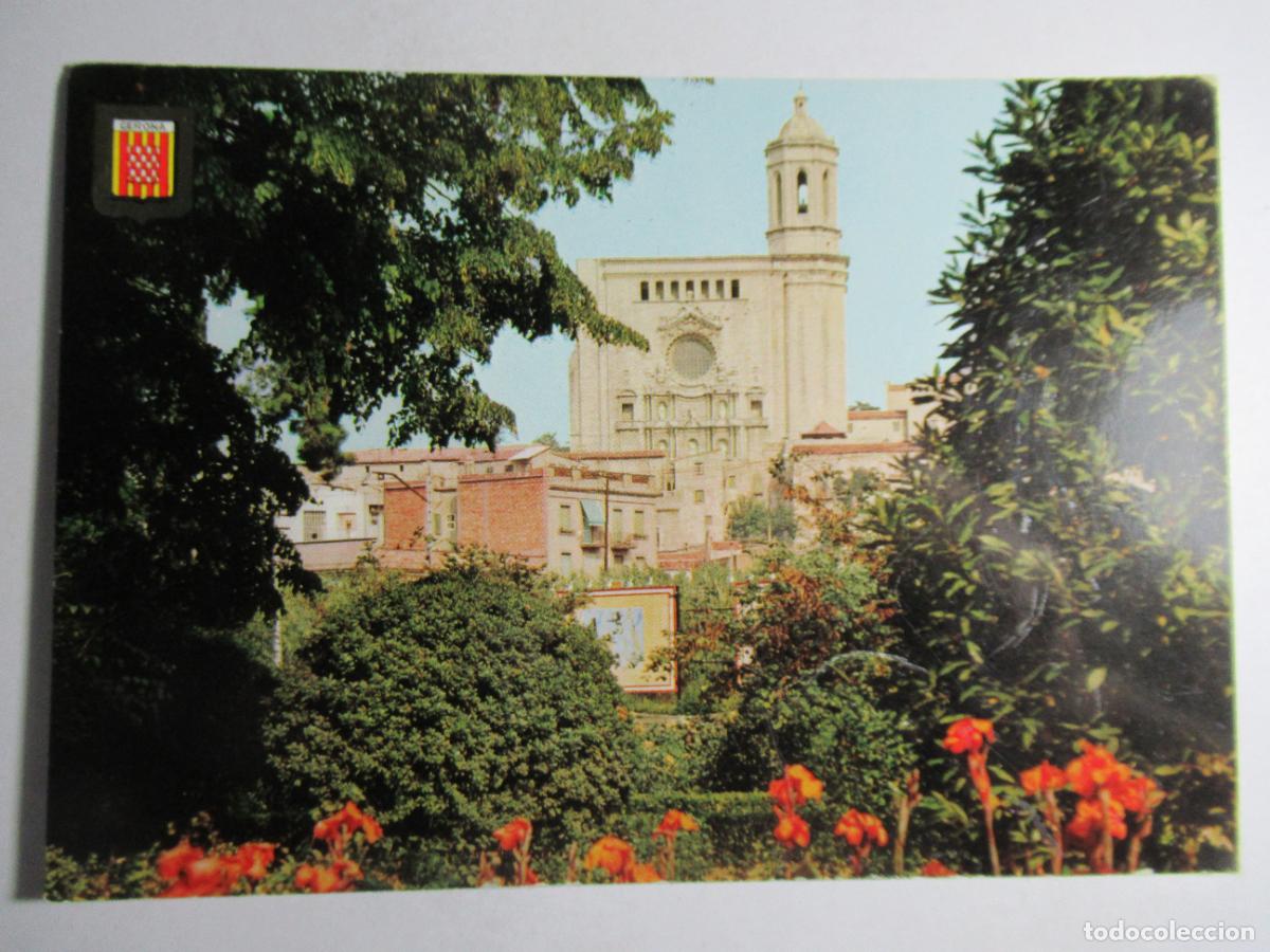 Postales: Gerona - Catedral desde la Dehesa - Foto 1