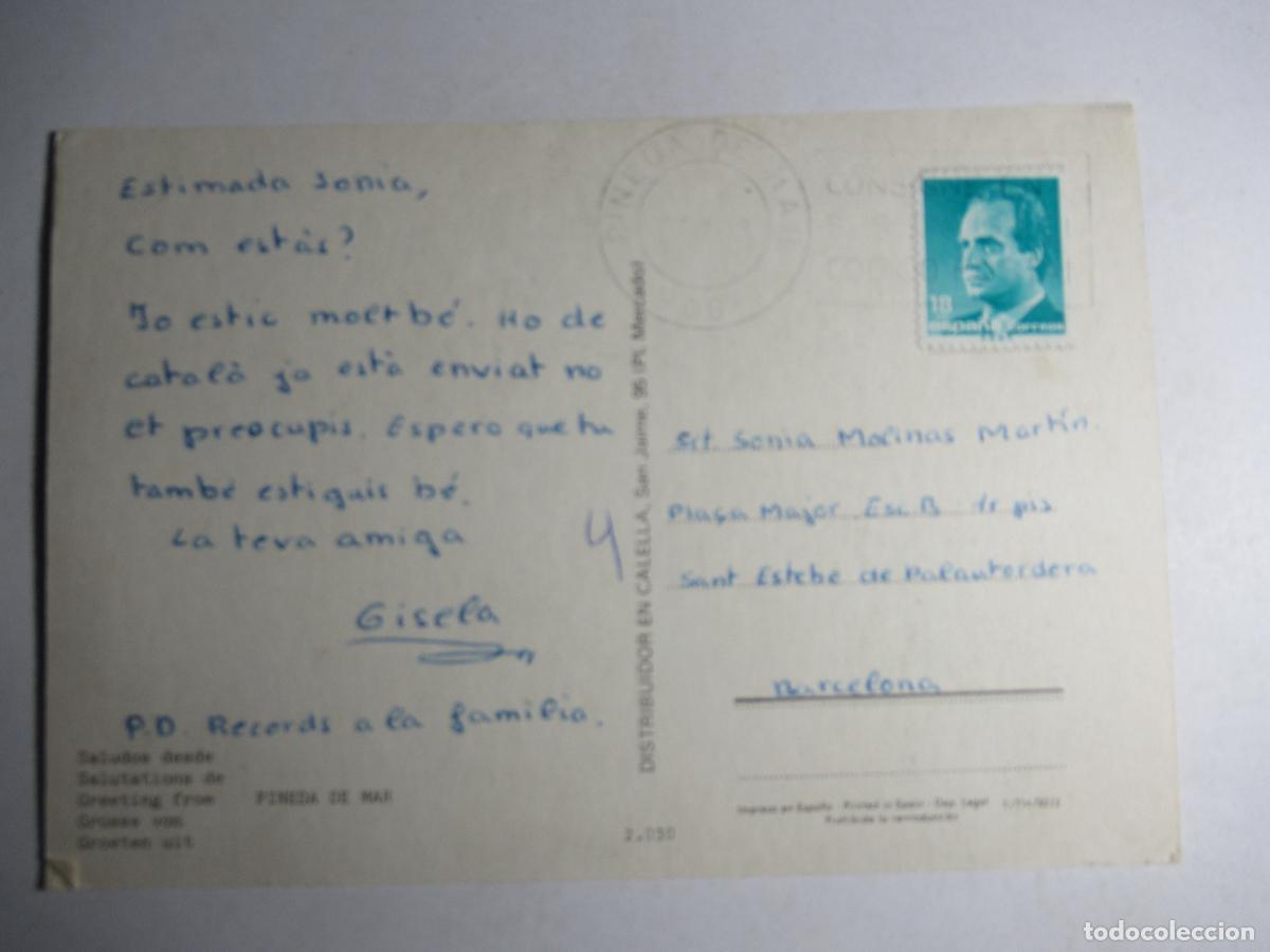Postales: Pineda de Mar - Saludos desde - Foto 2