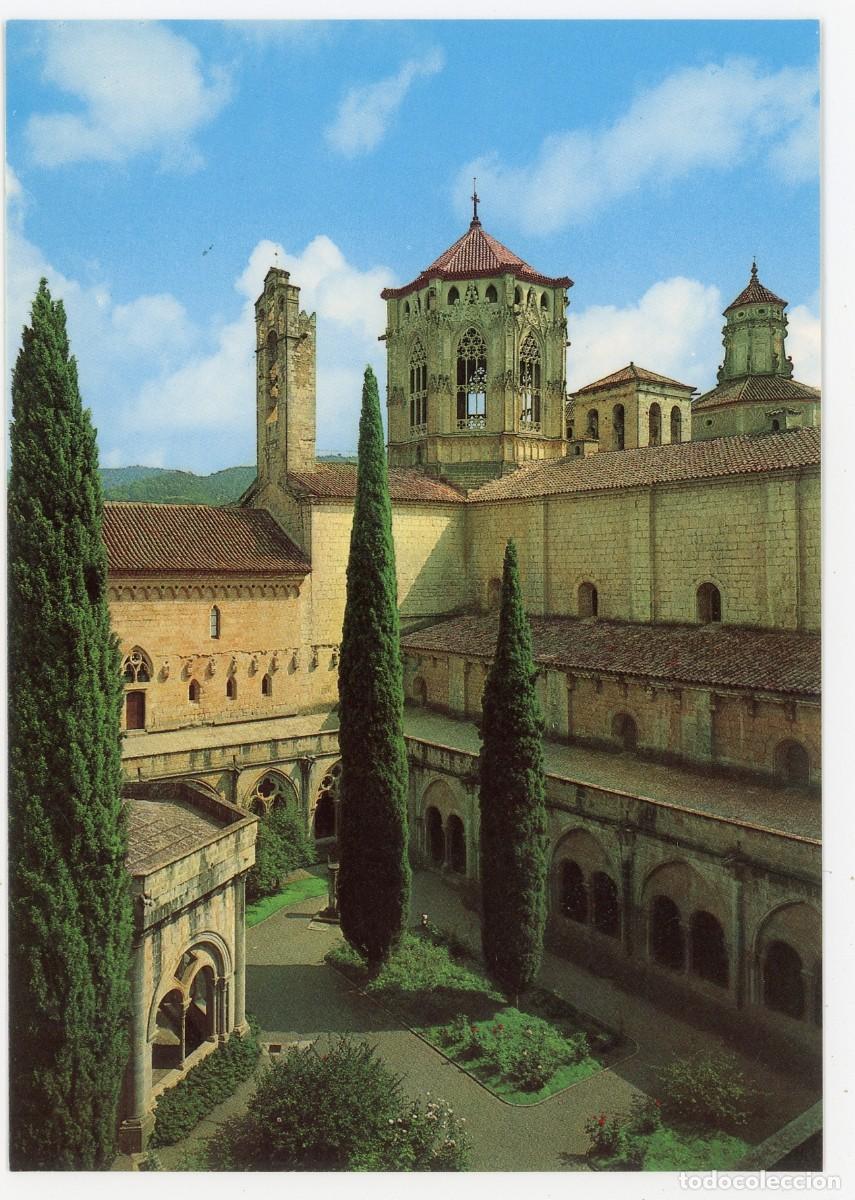 Postkarten: m10094 poblet el cimborio desde el jardin del claustro raymond n&ordm;1 sc