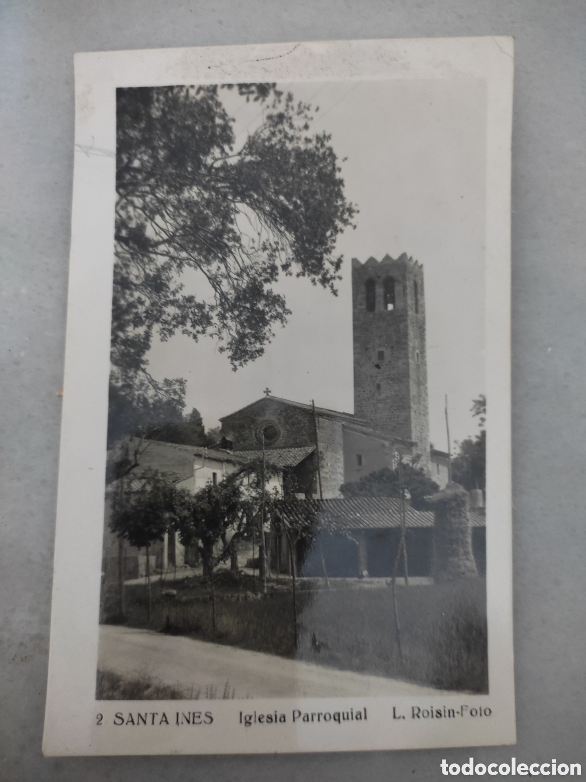 Postcards: Buena postal de Santa In&eacute;s iglesia parroquial l.rosini foto