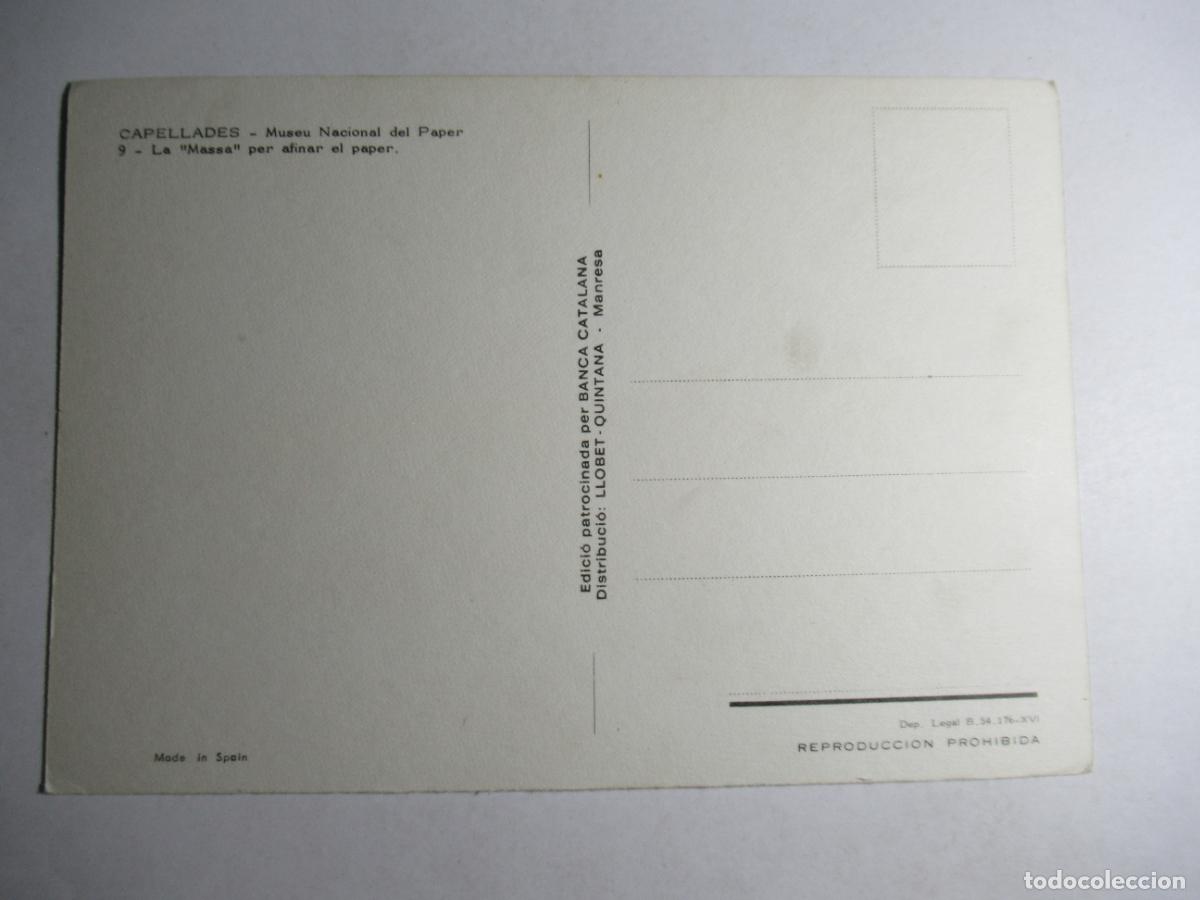 Postales: Capellades - Museu Nacional del Paper - Foto 2