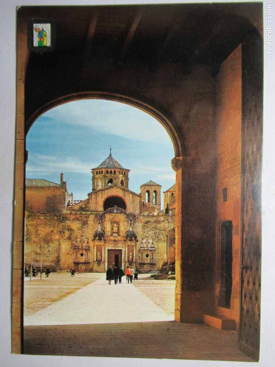Postcards: Monasterio de Poblet - Fachada de la Iglesia