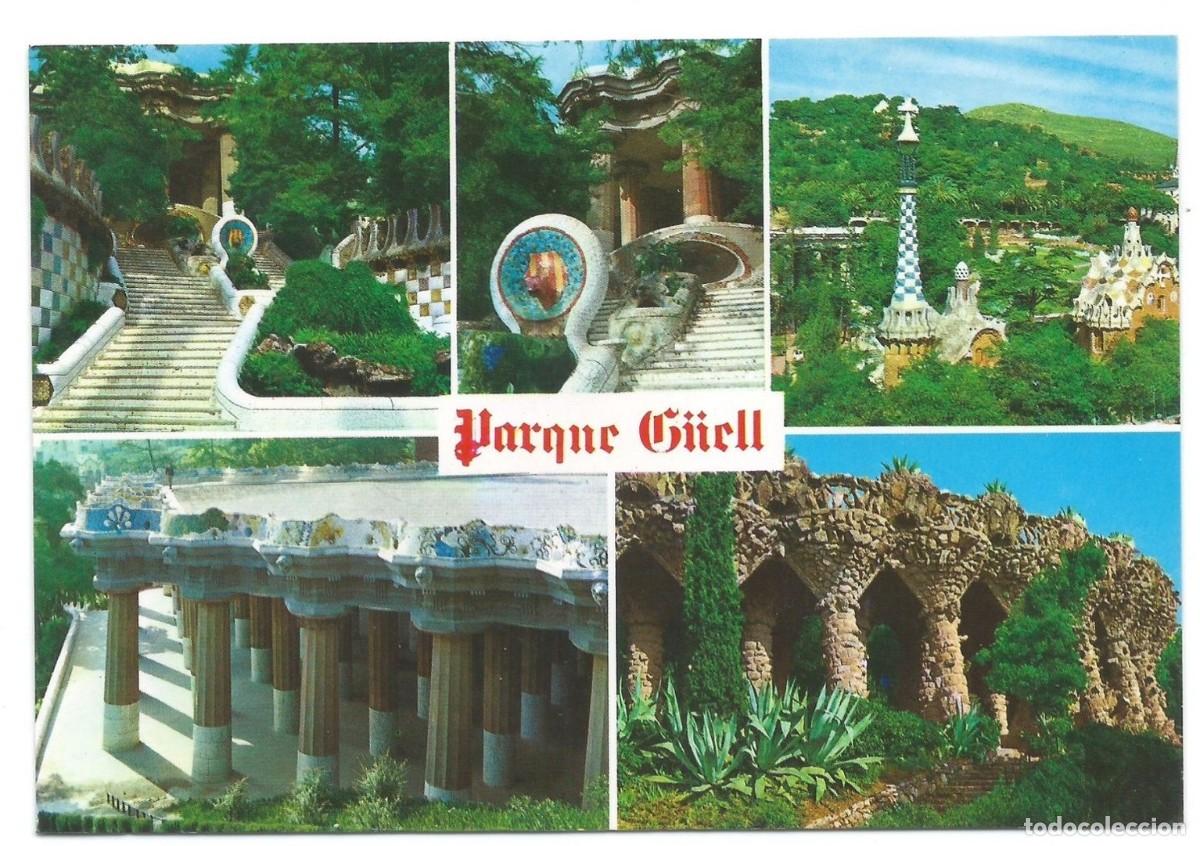 Postales: PARQUE GUELL.- BARCELONA - Foto 1