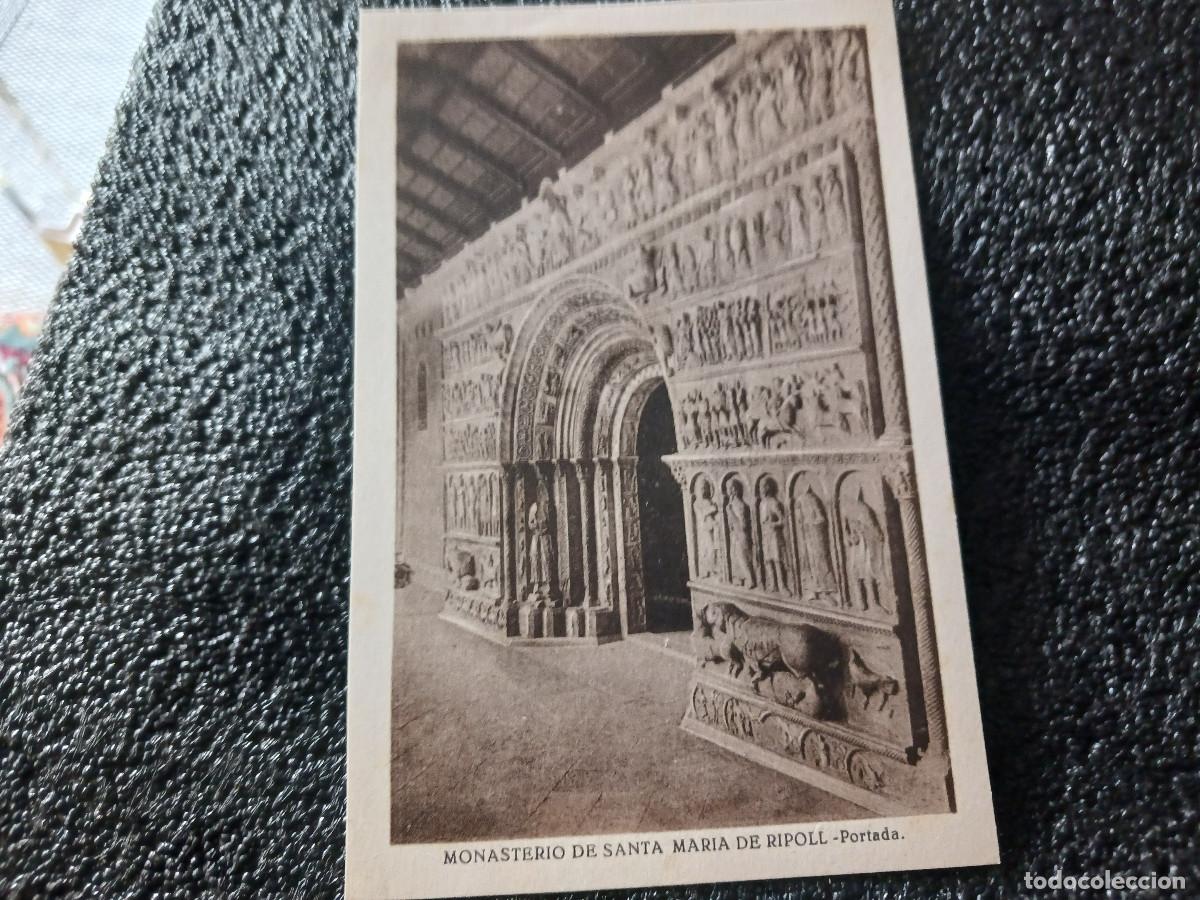 Cartoline: 35 monasterio de santa maria de ripoll, portada ed. almirall, clixe roisin
