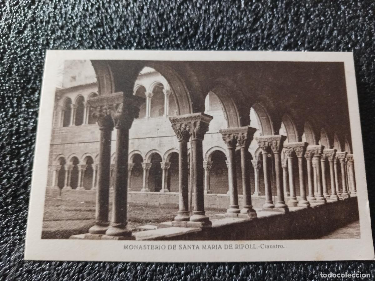 Cartoline: 36 monasterio de santa maria de ripoll, claustro, ed. almirall, clixe roisin