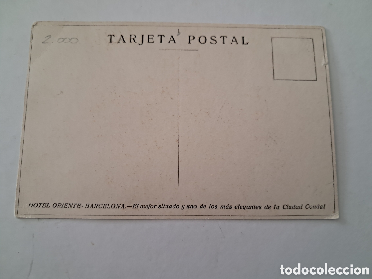 Postales: Postal Hotel Oriente Barcelona - Foto 5
